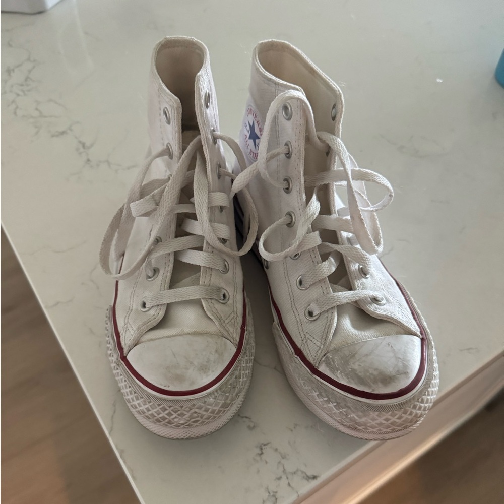 White high top Converse